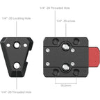SmallRig 6021 Quick Release V-Lock Mount Plate Kit