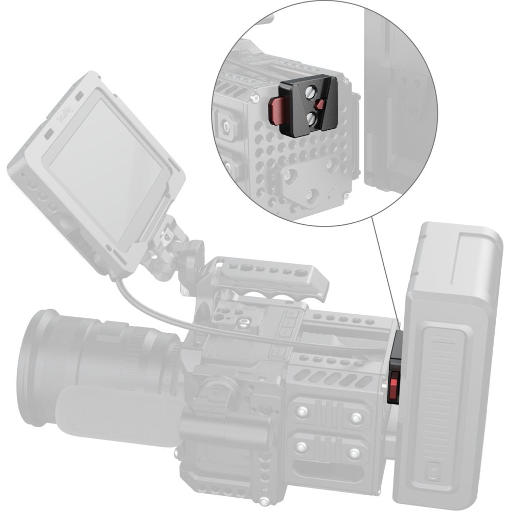 SmallRig 6021 Quick Release V-Lock Mount Plate Kit
