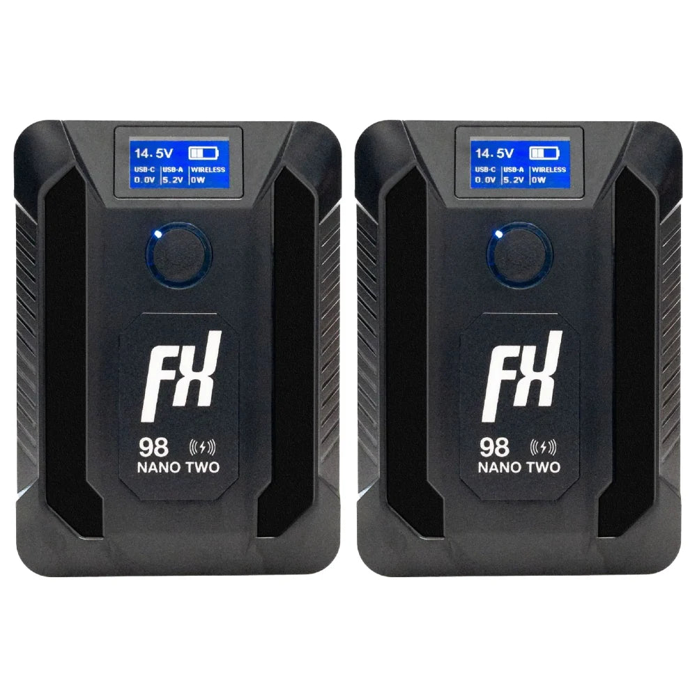 Fxlion Nano Two 14.8V / 98Wh V-Lock Battery Wireless 2-Pack