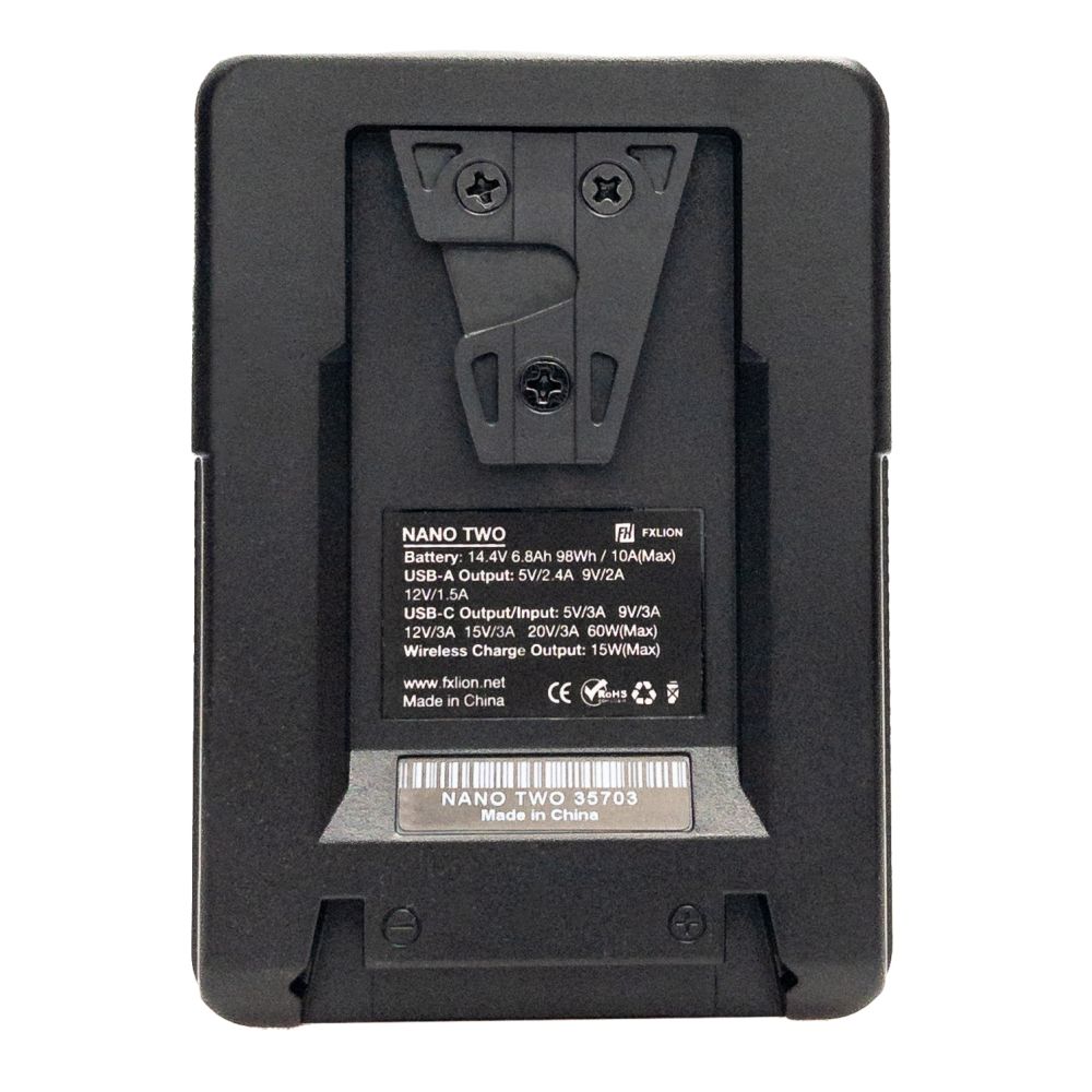 Fxlion Nano Two 14.8V / 98Wh V-Lock Battery Wireless 2-Pack