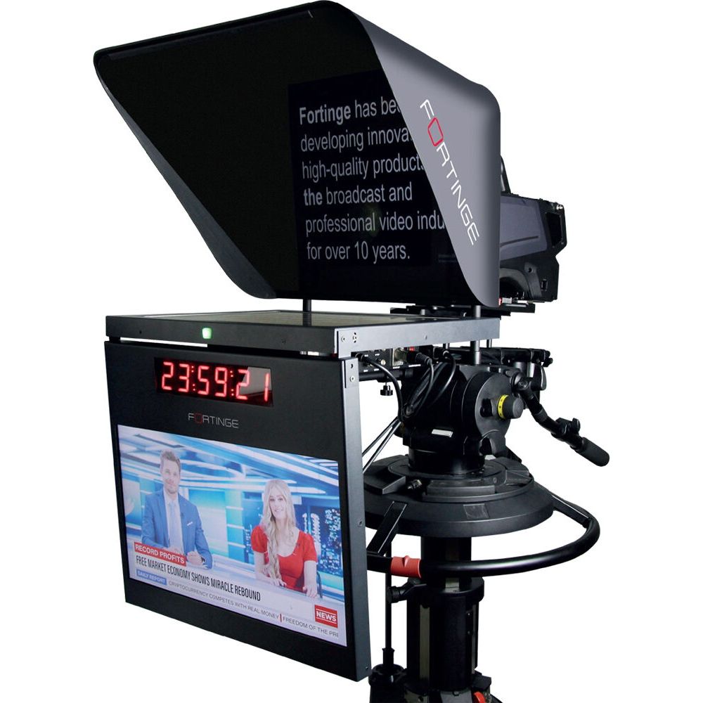 Fortinge ERA IP 17-HB 17 inch high brightness studio teleprompter with ip input