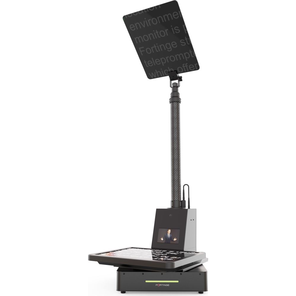 Fortinge MOBO 21-D-HB-SDI 21 inch high brightness dual motorised, dual stage teleprompter with sdi in & out