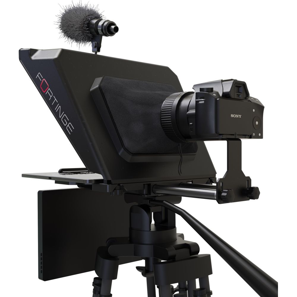 Fortinge tablet teleprompter up to 13 inch including mini bt1 hand controller