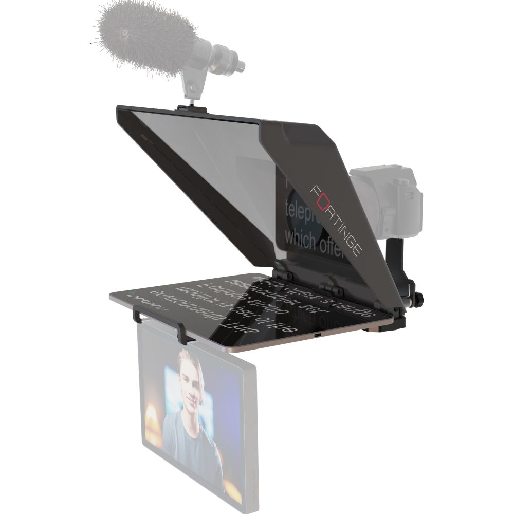 Fortinge tablet teleprompter up to 13 inch including mini bt1 hand controller