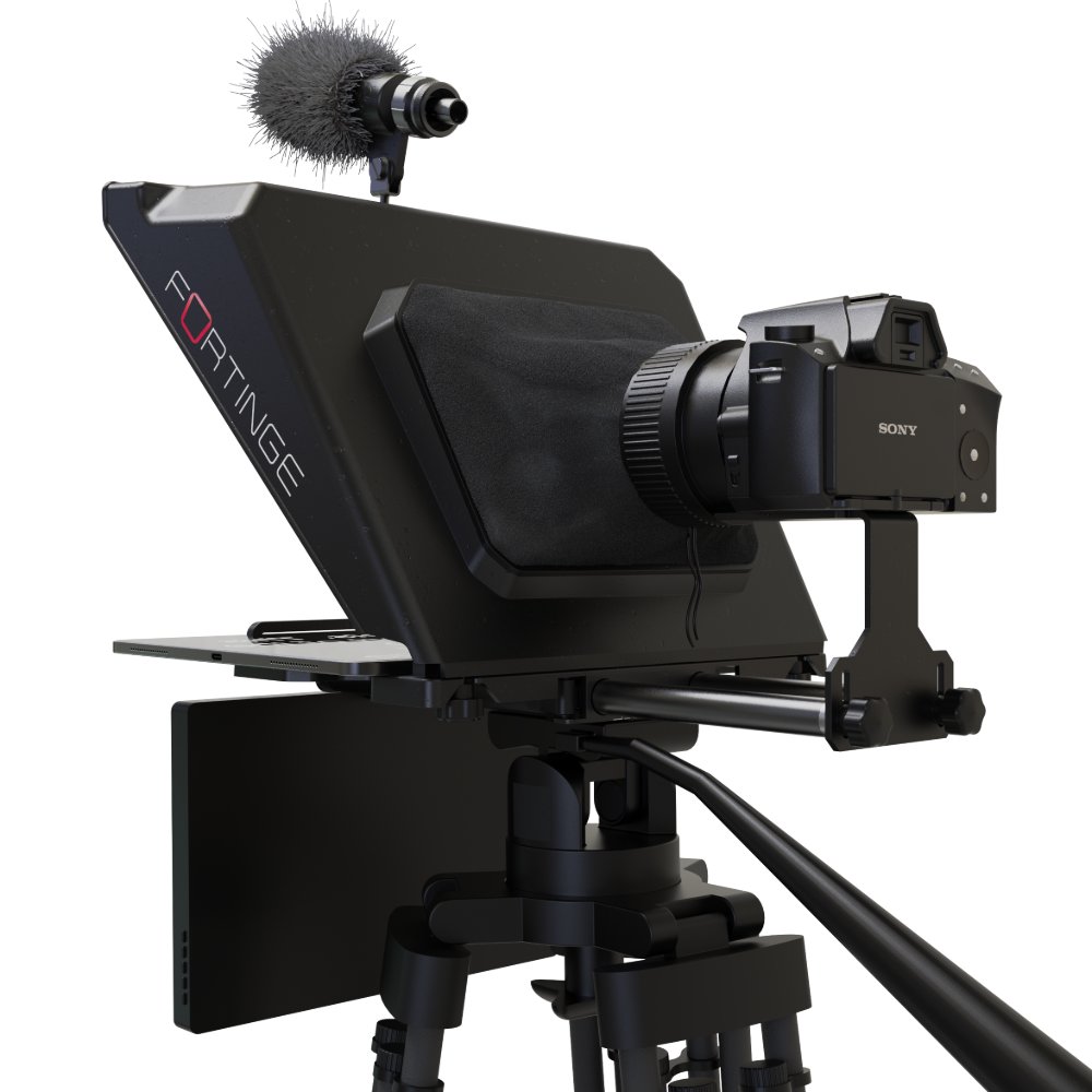 Fortinge Noa III Tablet Teleprompter Set Up to 13 Inches with BT1 Hand Controller