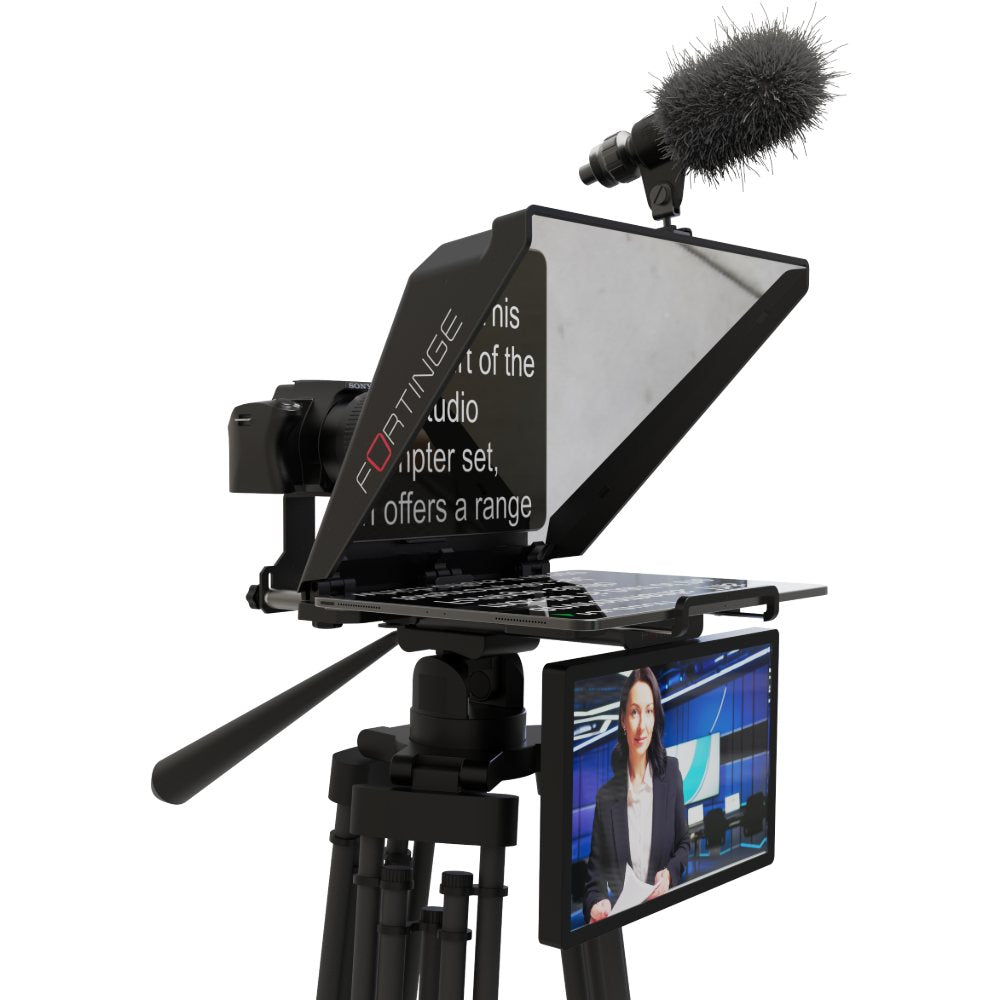 Fortinge Noa III Tablet Teleprompter Set Up to 13 Inches with BT1 Hand Controller
