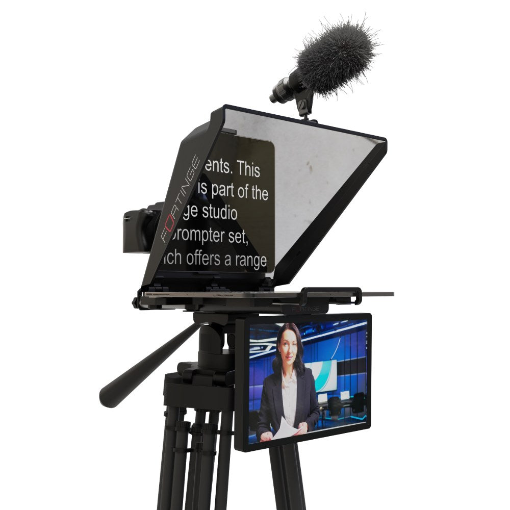 Fortinge Noa III Tablet Teleprompter Set Up to 13 Inches with BT1 Hand Controller