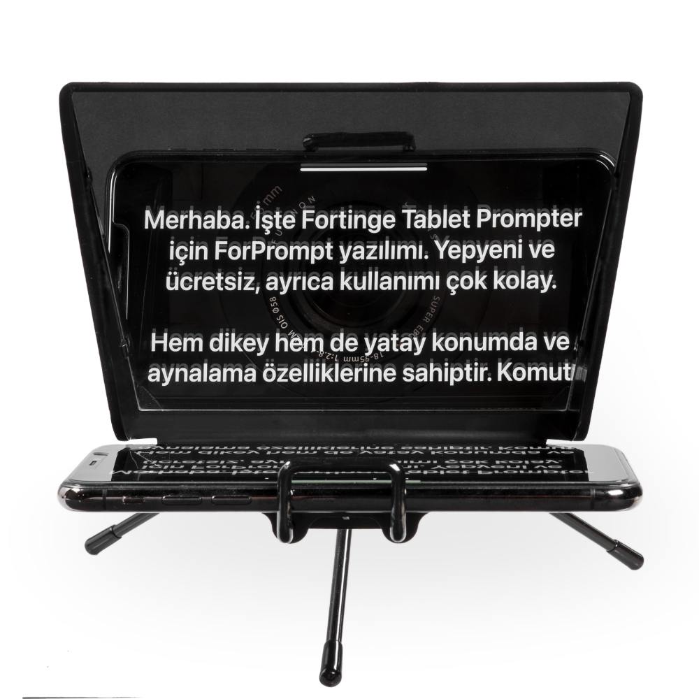 Fortinge MIA-XL Mobile Teleprompter for DSLR, Smartphone and PC