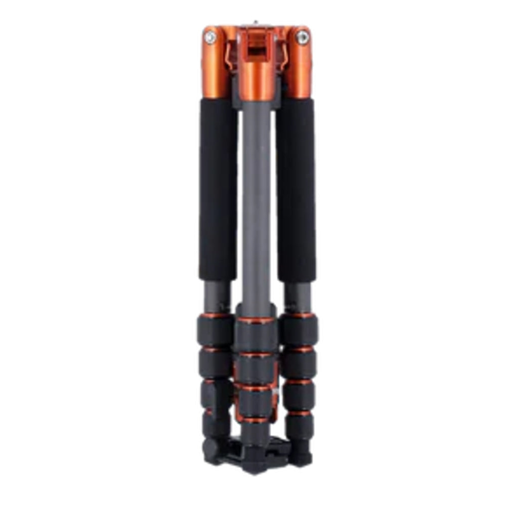 Rollei Compact Traveler No.1 Carbon Tripod Travel Tripod V2 - Orange