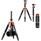 Rollei Compact Traveler No.1 Aluminum Tripod Travel Tripod V2 - Orange