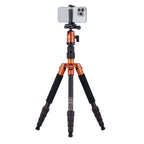 Rollei Compact Traveler No.1 Aluminum Tripod Travel Tripod V2 - Orange