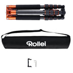 Rollei Compact Traveler No.1 Aluminum Tripod Travel Tripod V2 - Orange