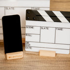 Filmsticks Wooden Stand holder for Smart Phones and Clapperboard