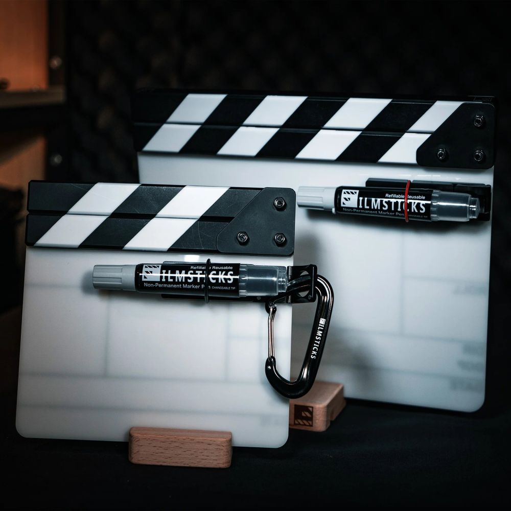 Filmsticks Wooden Stand holder for Smart Phones and Clapperboard