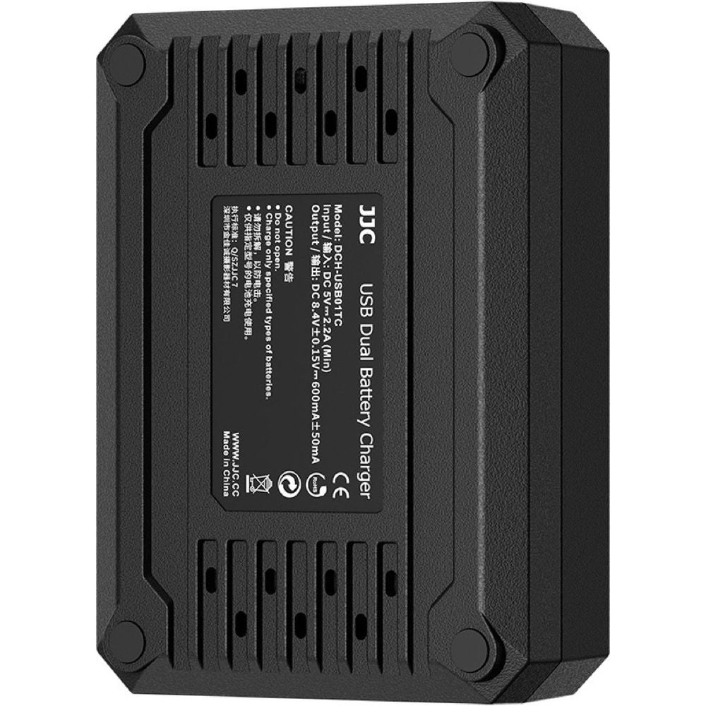 JJC Nikon DCH-EL14TC USB-C Dual Battery Charger (for Nikon EN-EL14/EN-EL14A)