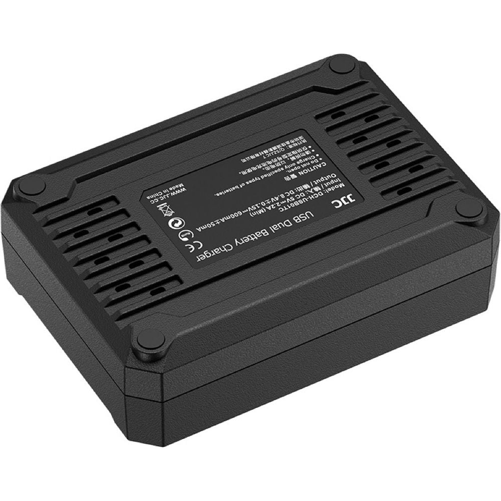 JJC Nikon DCH-EL14TC USB-C Dual Battery Charger (for Nikon EN-EL14/EN-EL14A)