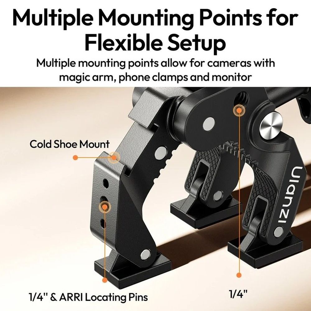 Ulanzi CO78 Magic Arm Kit (Super Clamp & Two-Section Magic Arm Kit)