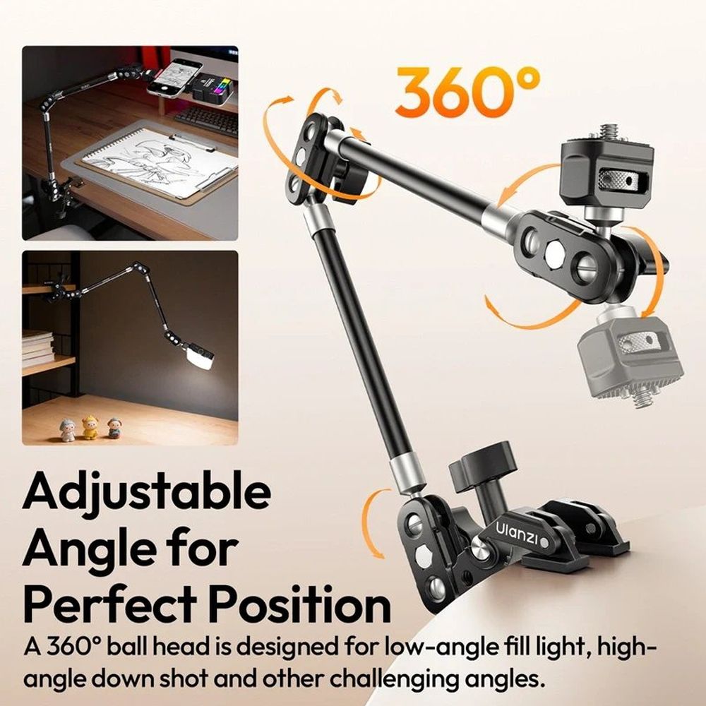 Ulanzi CO78 Magic Arm Kit (Super Clamp & Two-Section Magic Arm Kit)