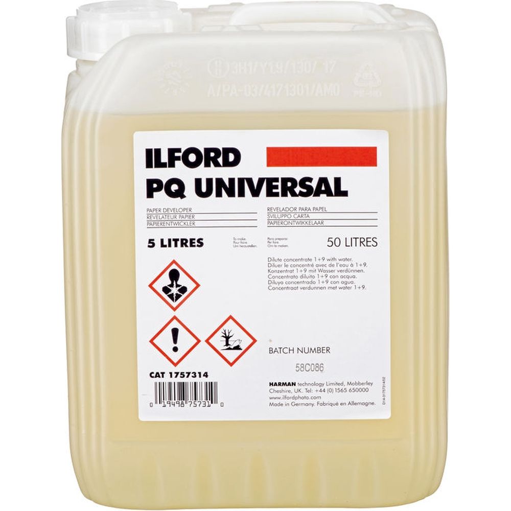 Ilford Developer PQ Universal 5 liter