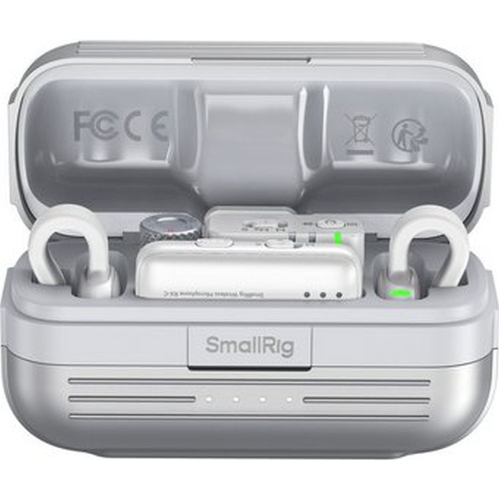 SmallRig 5716 S70 Wireless Microphone with Multi-Device Compatibility, white