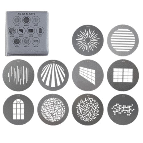 Nanlite Projection Attachment GOBO Set 1 - M-size