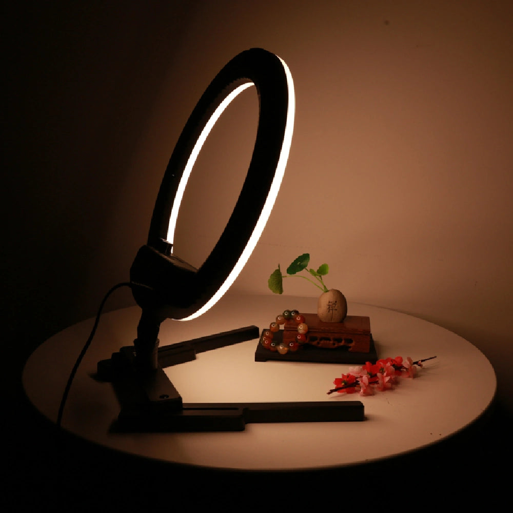 Nanlite Halo 14 LED Ring Light + Table Stand