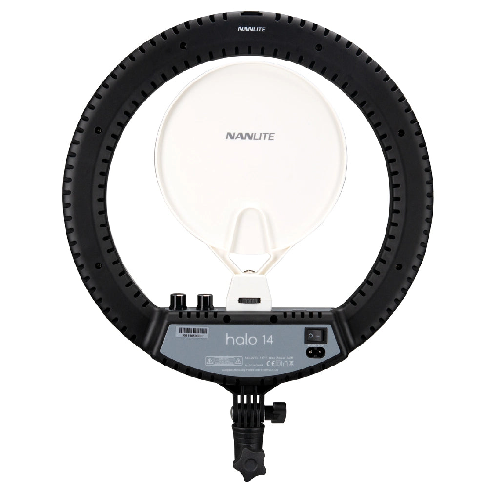 Nanlite Halo 14 LED Ring Light + Table Stand