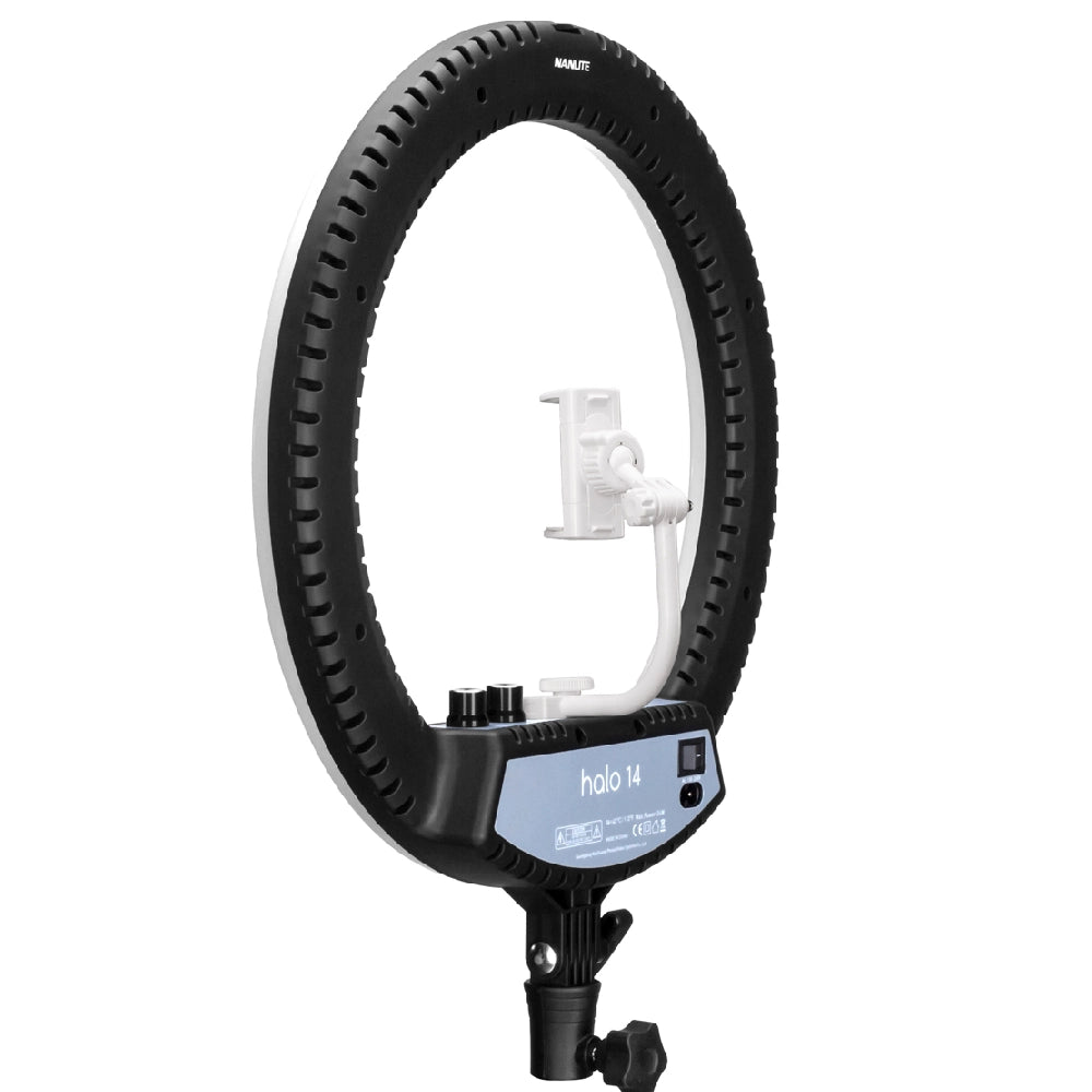 Nanlite Halo 14 LED Ring Light + Table Stand