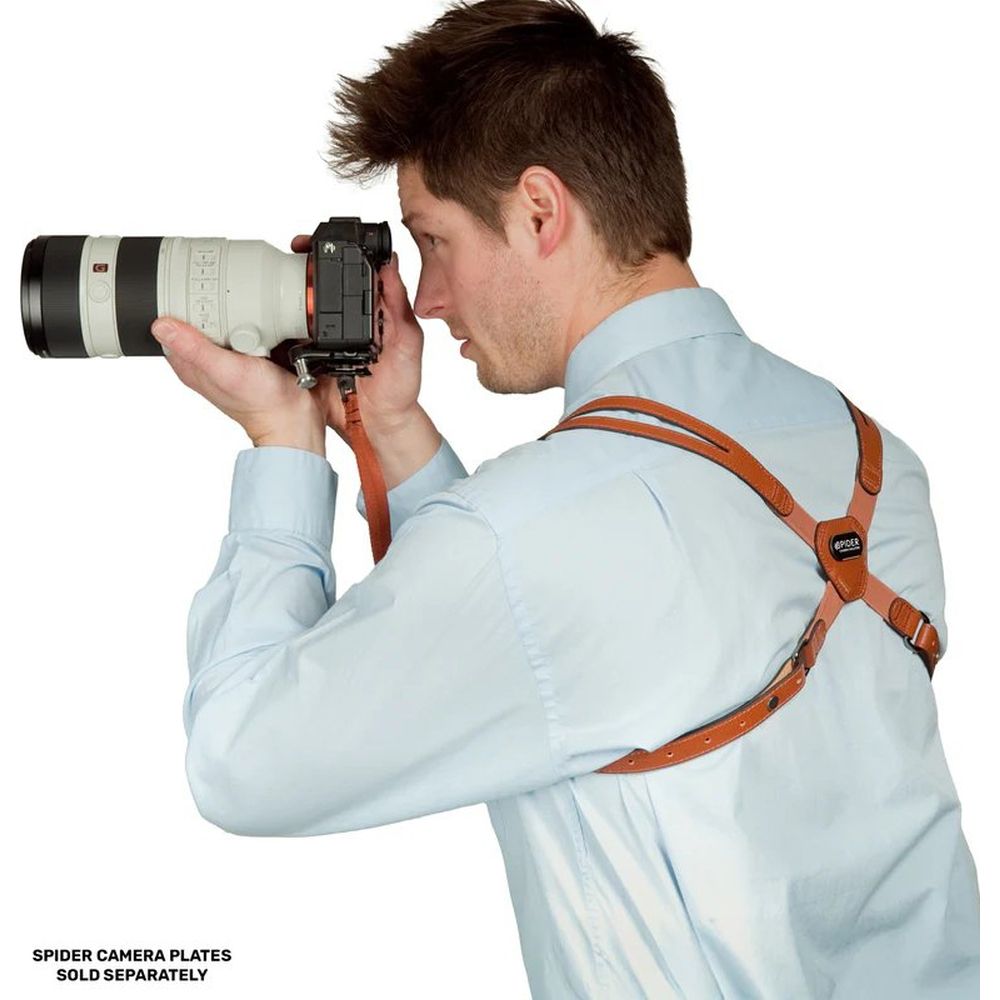 Spider SpiderPro Dual Shoulder Harness V3, Brown