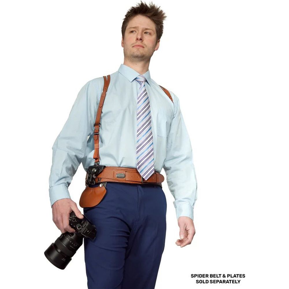 Spider SpiderPro Dual Shoulder Harness V3, Brown