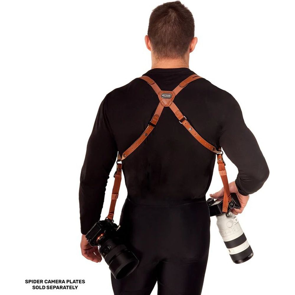 Spider SpiderPro Dual Shoulder Harness V3, Brown