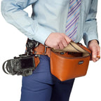 Spider SpiderPro Leather Sling Pouch, Brown