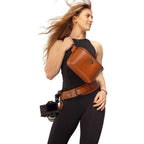 Spider SpiderPro Leather Sling Pouch, Brown