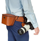 Spider SpiderPro Leather Sling Pouch, Brown