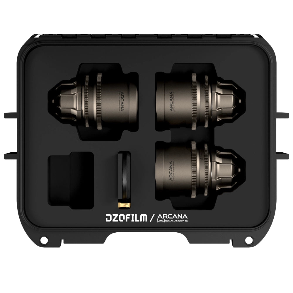 DZOFILM Arcana 3-lens kit 32/45/75mm PL mount (metric)
