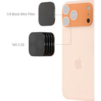 SmallRig 6074 Square ND & Black Mist Filter Kit for iPhone 17 Pro, silver