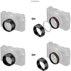 SmallRig 5848 Lens Hood for Fujifilm X100VI / X100V, black