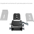 SmallRig 5366 Manfrotto-Type Mount Plate Kit with 15mm Dual Rod Clamp