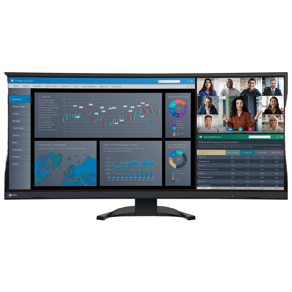 EIZO EV3851X-BK 37,5" FlexScan Monitor - Black