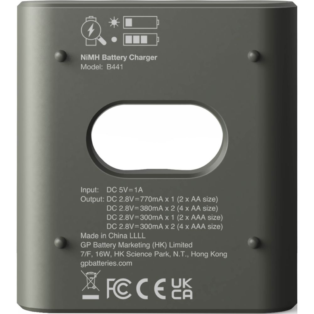 GP RECYKO B441 Charger incl. 4x AA 2100mAh