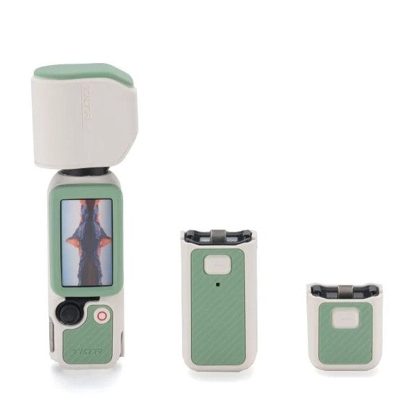 Tilta Silicone Protective Cover for DJI Osmo Pocket 4 Power Kit - Celadon White