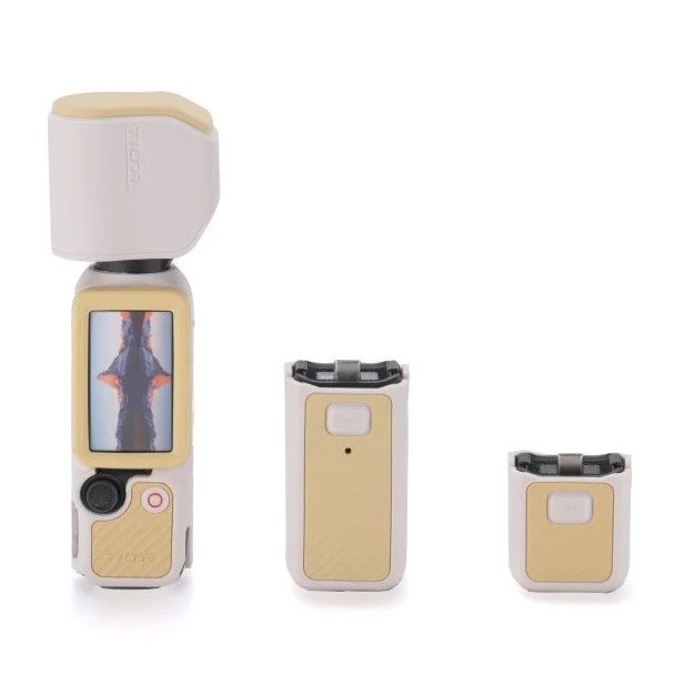 Tilta Silicone Protective Cover for DJI Osmo Pocket 4 Power Kit - Sand Beige