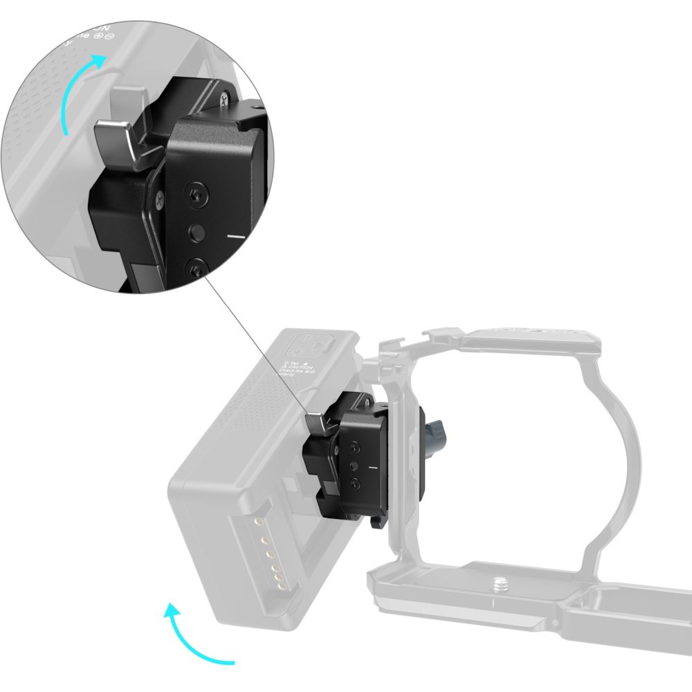 SmallRig 5690 V-Mount Battery Mount Plate Kit for Arca-Swiss Plate / NATO Rail