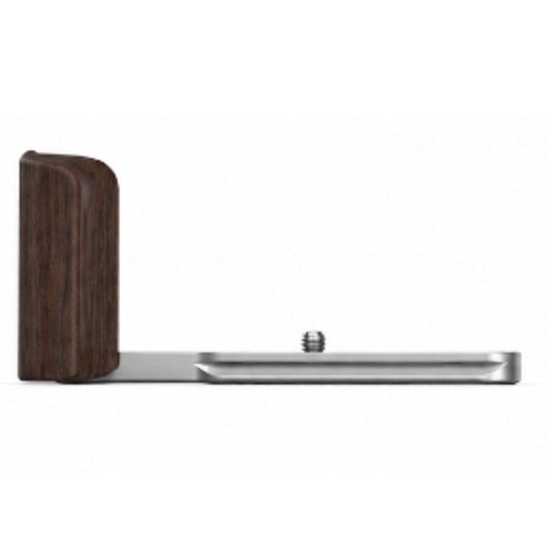 SmallRig L-Shaped Mount Plate with Wooden Handle for Fujifilm X-E5 Ebony Silver 6236