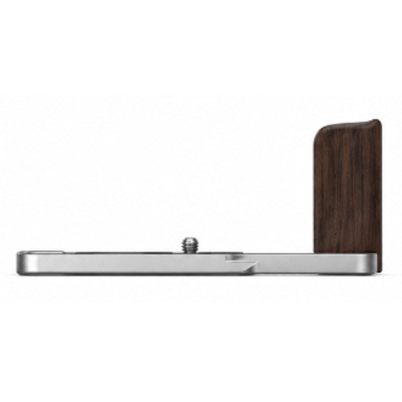 SmallRig L-Shaped Mount Plate with Wooden Handle for Fujifilm X-E5 Ebony Silver 6236