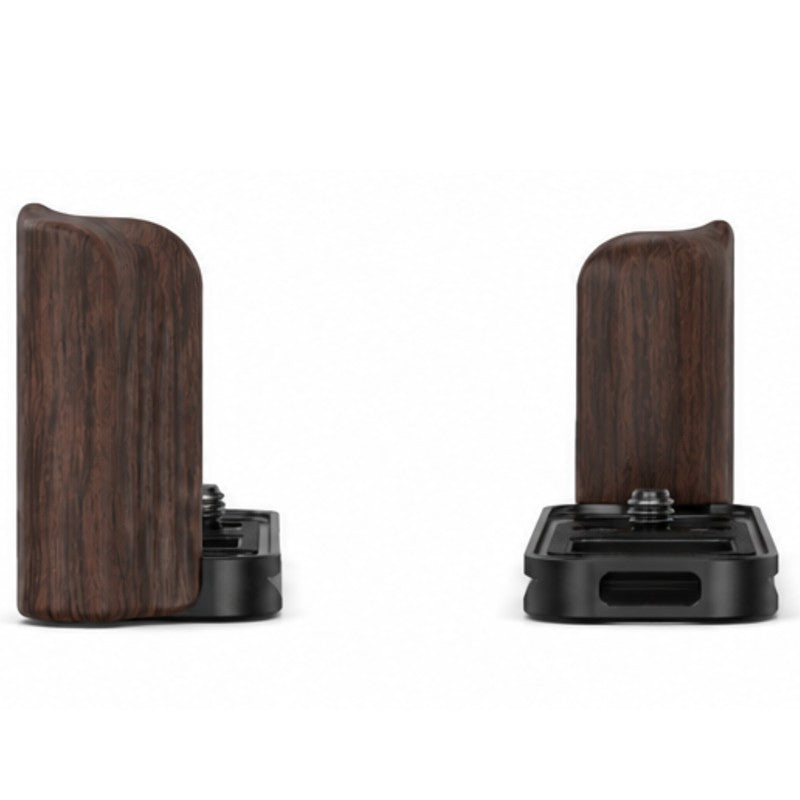 SmallRig L-Shaped Mount Plate with Wooden Handle for Fujifilm X-E5 Ebony Black 6236