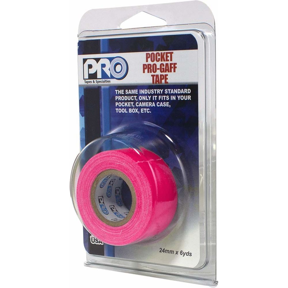 Pro Tapes Pro Gaff Pro Pocket 24mm x 5.4m Fluorescent Pink
