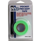 Pro Tapes Pro Gaff Pro Pocket 24mm x 5.4m Fluorescent Green