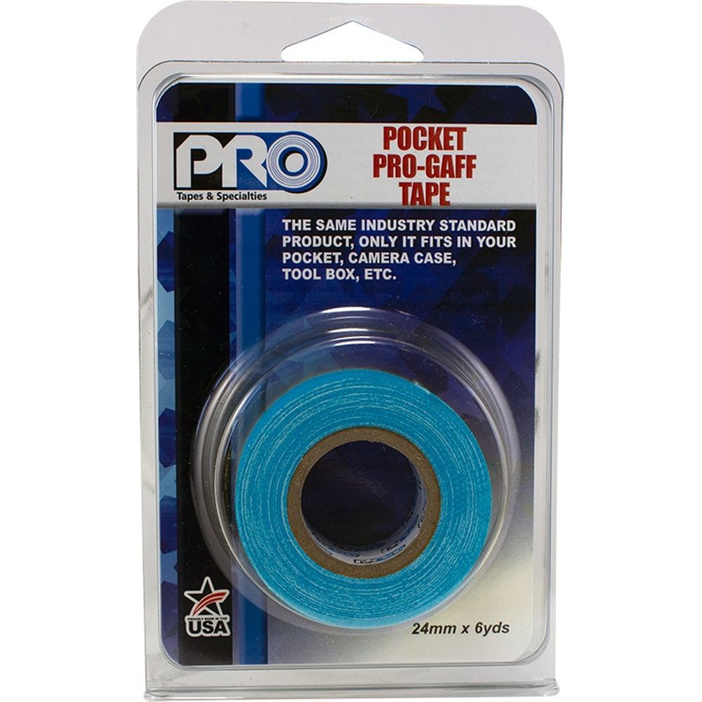 Pro Tapes Pro Gaff Pro Pocket 24mm x 5.4m Fluorescent Blue