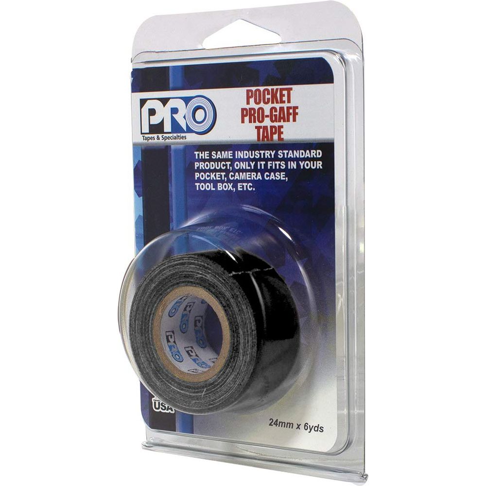 Pro Tapes Pro Gaff Pro Pocket 24mm x 5.4m Black